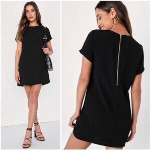 NWT Lulus Mini Dress Size Small Black Shift & Shout Party Cocktail Date Night 🖤